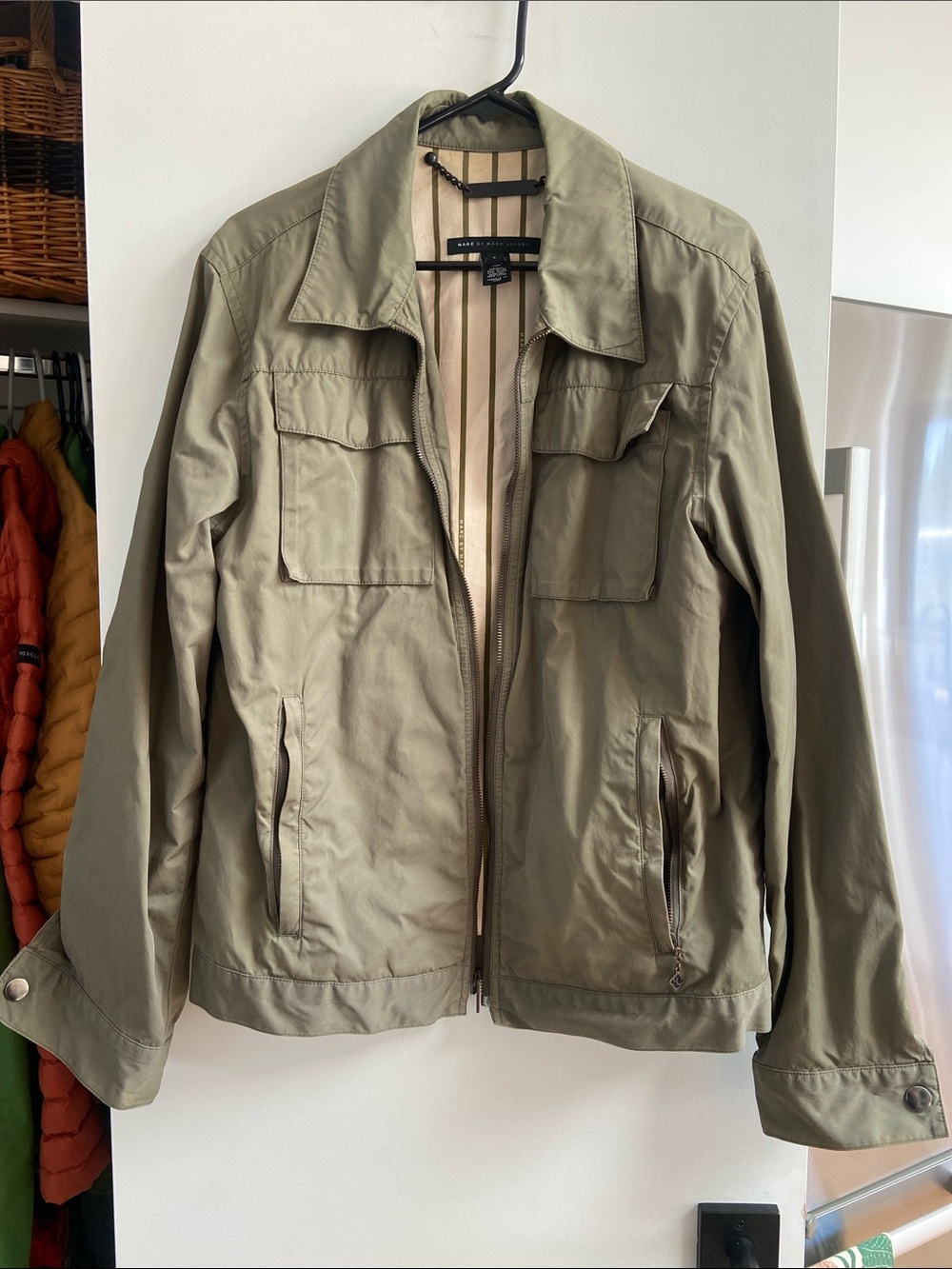 Marc by Marc Jacobs Olive Green Military Field Jacket